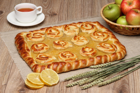 Пирог с лимоном